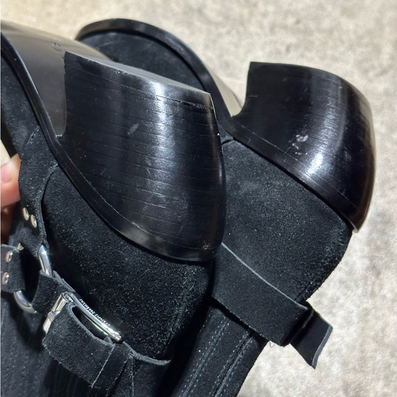 Opening Ceremony Harness Buckle Suede boots - Picture 6 of 7